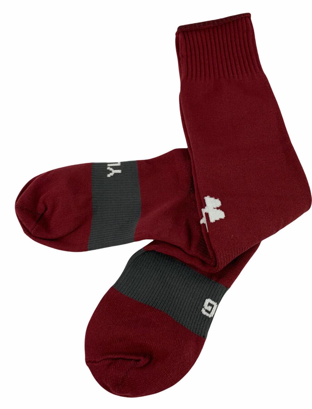 Youth Large Under Armour Sports Socks New without Tags Burgundy Red Boys